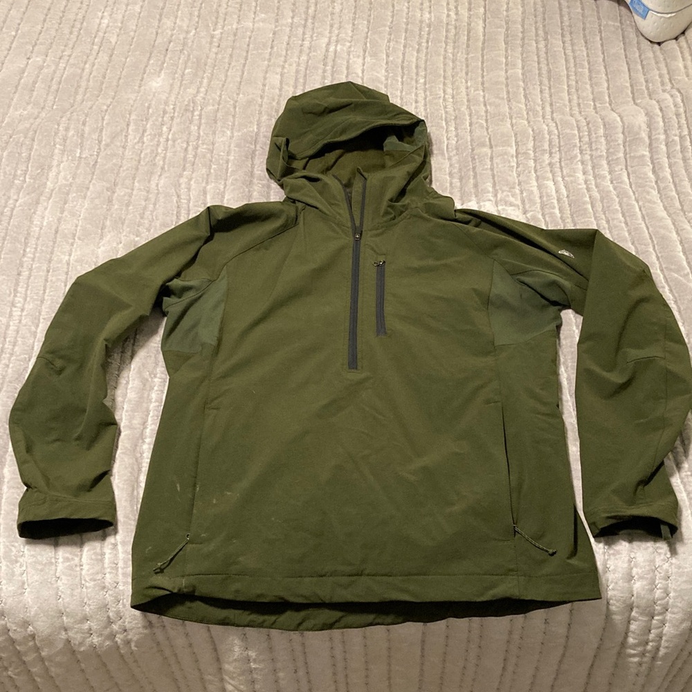 Kuhl Olive Windbreaker Jacket